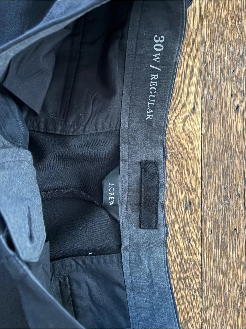 Men's J Crew Wool Black Jogger Dress Pants